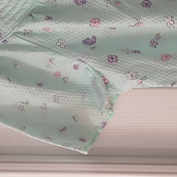 NWT White Stag Women’s House Coat / Duster Short Sleeve Floral size Large - Picture 5 of 12